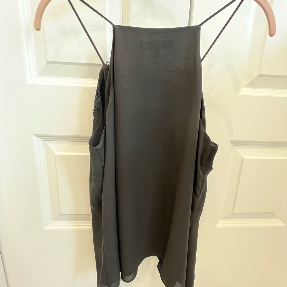 WAYF embroidered detail lace up top - never worn. - Picture 2 of 4